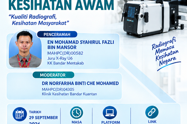 CME: KESELAMATAN RADIASI DAN KAWALAN KUALITI UNTUK SISTEM ULTRAPORTABLE X-RAY